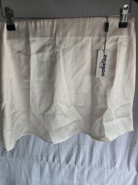 Zeagoo Women's Cream Mini Skirt